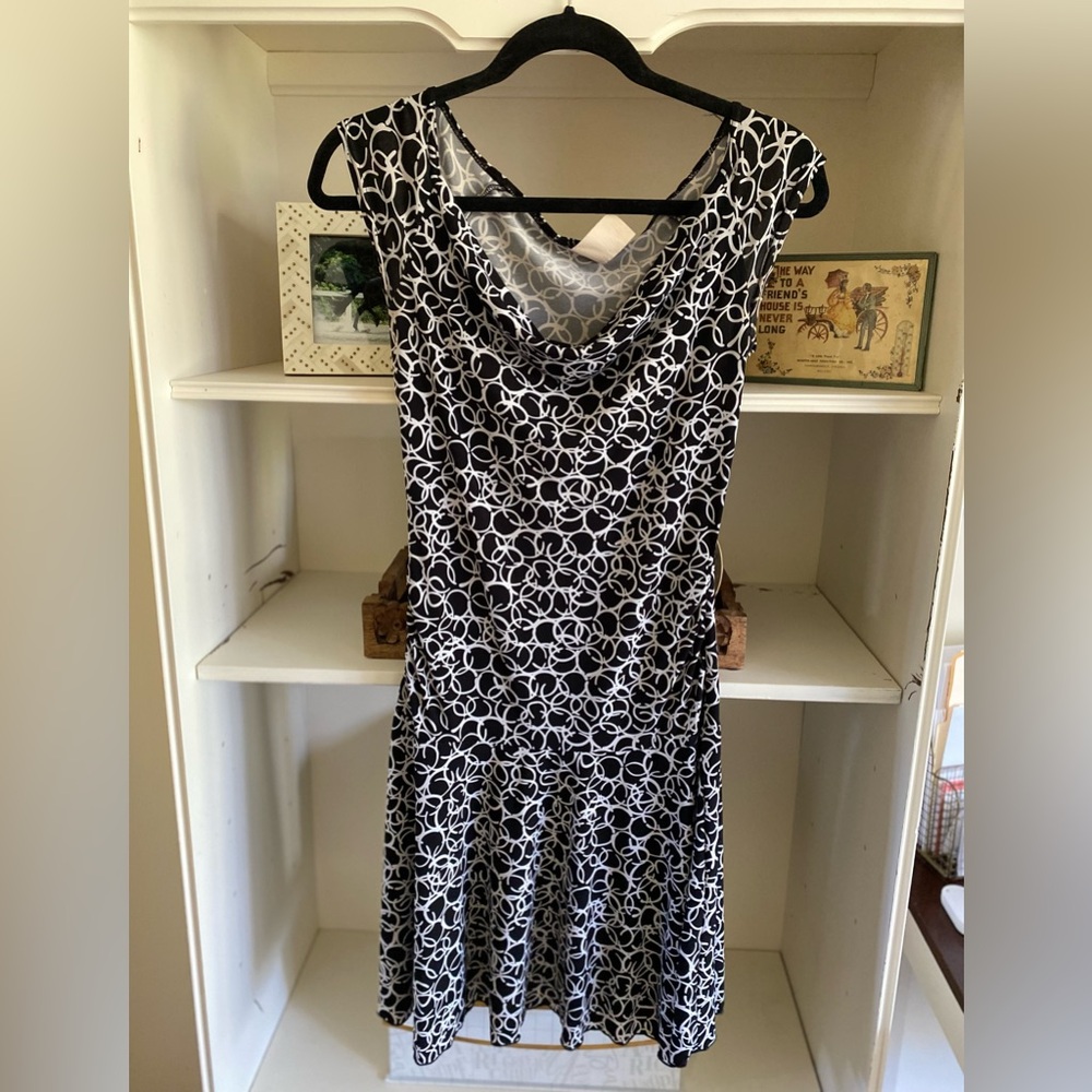 Black and white dress